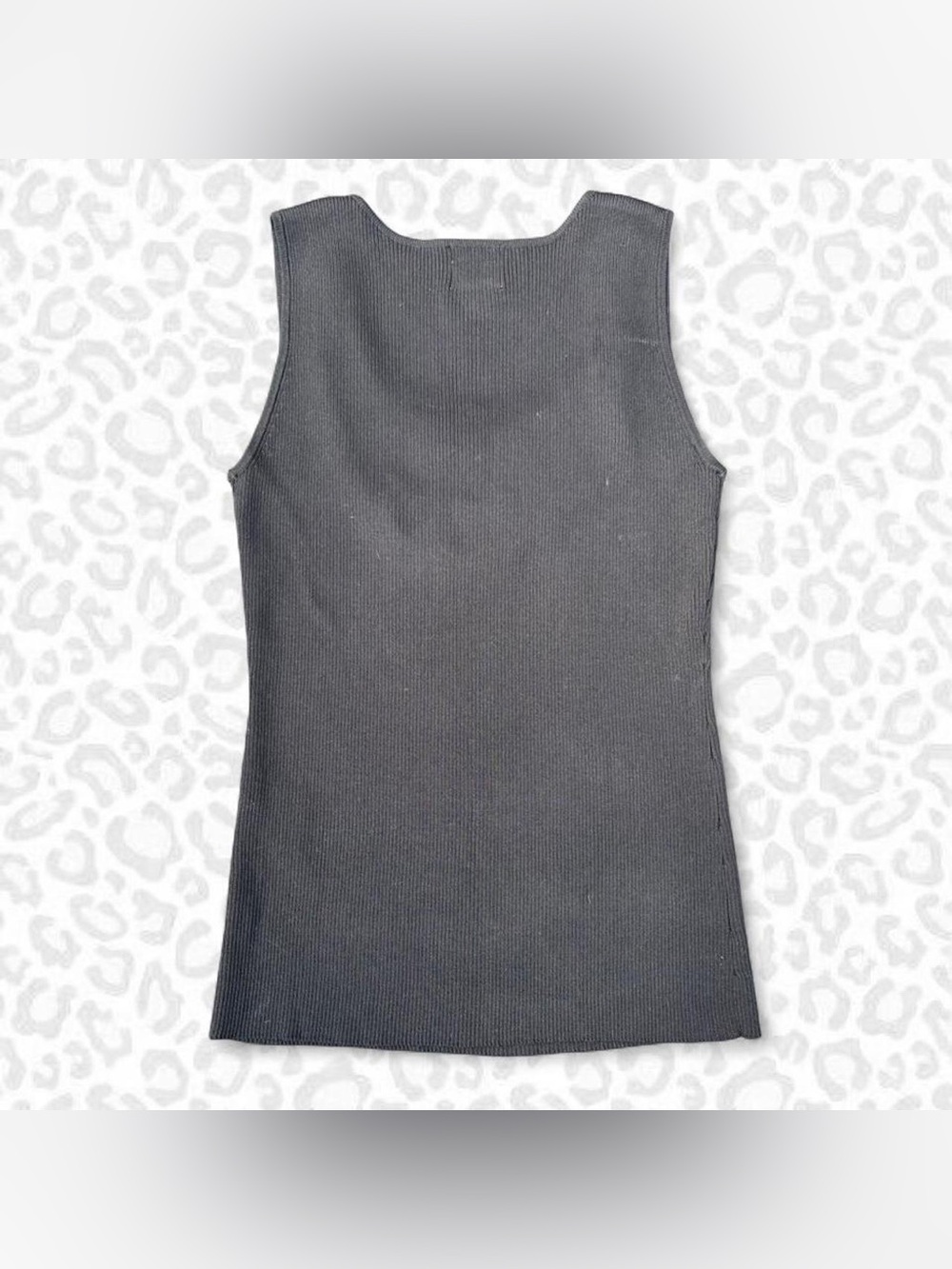 Ruby Rd. Petite Beaded Ribbed Tank Top PS - Picture 3 of 3